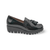 C33342 Black Wedge Loafers