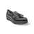 C33342 Black Wedge Loafers