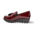C33342 Burgundy Wedge Loafers