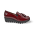 C33342 Burgundy Wedge Loafers