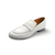 JOEY White Leather Loafer
