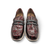 C7612 Burgundy Snakeskin Loafer