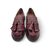 A4303 Burgundy Platform Loafer