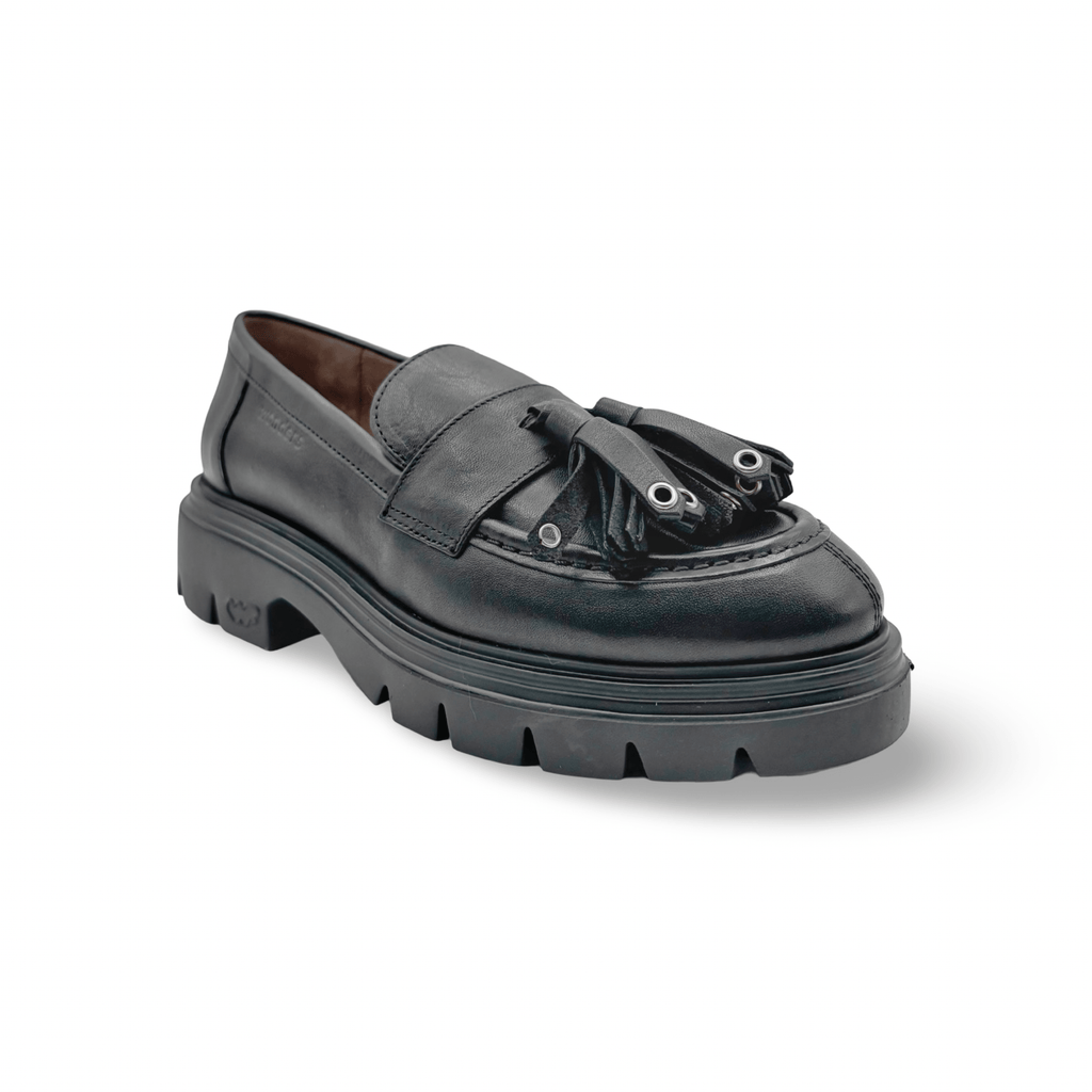 A4303 Black Platform Loafer
