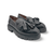A4303 Black Platform Loafer