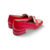 C5020-2 Red/Cream/Coral Loafer