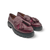 A4303 Burgundy Platform Loafer