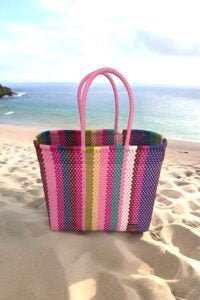 Valentina Recycled Multi Pink Tote