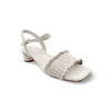 Hofu White Leather Sandal