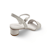 Hofu White Leather Sandal