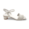 Hofu White Leather Sandal