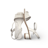 Hofu White Leather Sandal