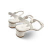 Hofu White Leather Sandal