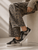 Adele Black/Grey Lace up Sneaker