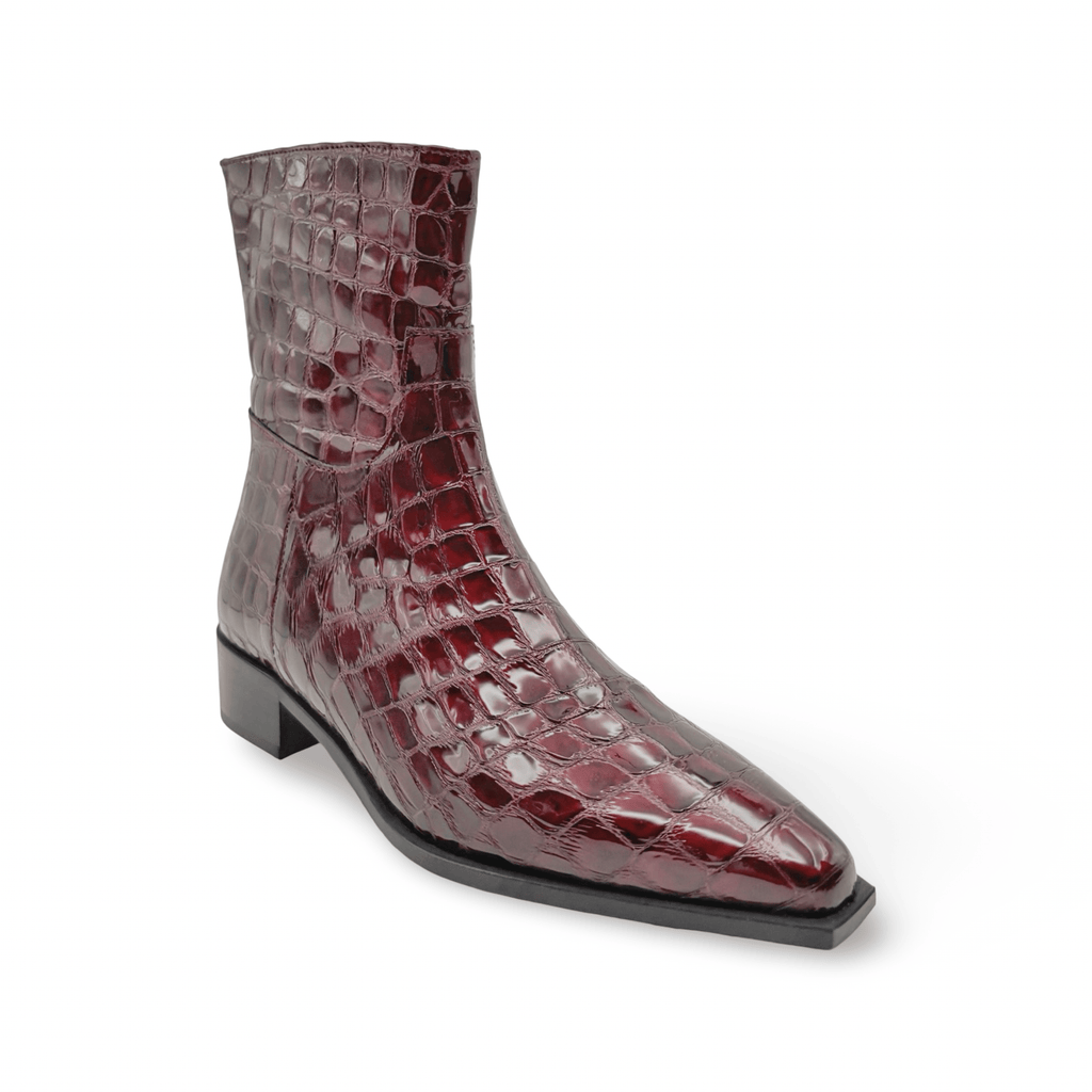 Ricarda Burgundy Ankle Boot