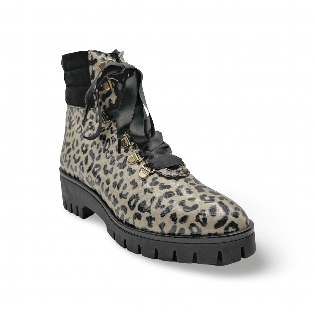 Monica Snow Leopard Boot
