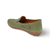 Atzi Green Leather Flat