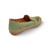 Atzi Green Leather Flat