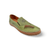 Atzi Green Leather Flat