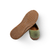 Atzi Green Leather Flat