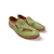 Atzi Green Leather Flat