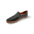 Atzi Black Leather Flat