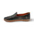 Atzi Black Leather Flat