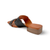 Xilo Black/Tan Leather Slide