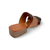 Xilo Black/Tan Leather Slide