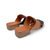 Xilo Black/Tan Leather Slide