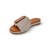 Gia Grey Adjustable Leather Slide