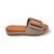 Gia Grey Adjustable Leather Slide