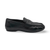 Delicato Black Leather Loafer