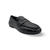 Delicato Black Leather Loafer