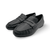 Delicato Black Leather Loafer