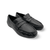 Delicato Black Leather Loafer