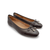 Delicato Chocolate Bow Ballet Flat