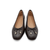 Delicato Chocolate Bow Ballet Flat