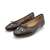Delicato Chocolate Bow Ballet Flat