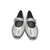 Delicato Silver Mary-Jane Flat