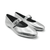 Delicato Silver Mary-Jane Flat