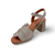 Quana Silver Grey Heel Sandal