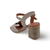 Quana Silver Grey Heel Sandal