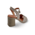 Quana Silver Grey Heel Sandal