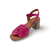 Quana Fuchsia Heel Sandal