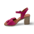 Quana Fuchsia Heel Sandal