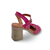 Quana Fuchsia Heel Sandal
