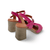 Quana Fuchsia Heel Sandal