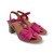 Quana Fuchsia Heel Sandal