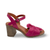 Quana Fuchsia Heel Sandal
